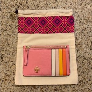 Tory Burch multicolored card case